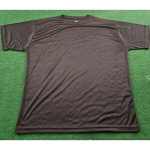 POWER-TEK Black Polyester Short Sleeve T-Shirt Men's Size M Athletic Performance